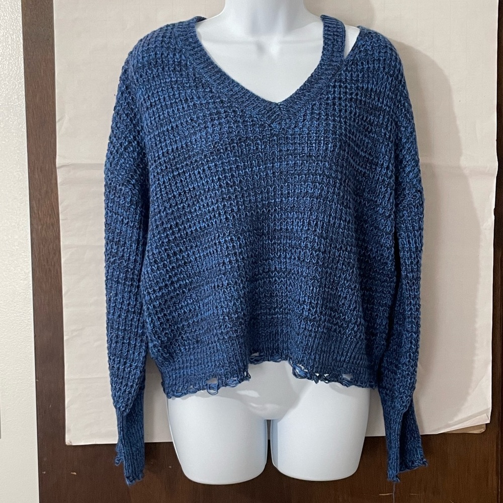 Blue No Comment sweater